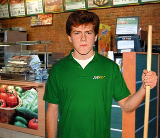 Prusher, minutes after being told that he, and he alone, would be in charge of closing the restaurant.